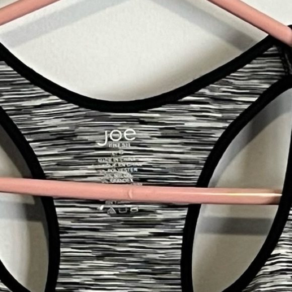 Gray Striped Racerback Tank Top - Picture 2 of 2